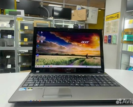 Ноутбук Acer Aspire Intel 2.1Ghz/ nvidia/ SSD 240