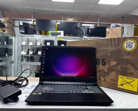 Ноутбук Acer Nitro Ryzen 7 8 ядер/ RTX 3080 8Gb