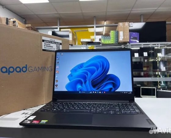 Ноутбук Lenovo AMD Ryzen 5 6 ядер/ RTX 3050 4Gb