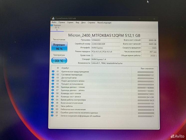 Asus TUF Gaming Core i7-12 14 ядер/ RTX 4060 8Gb