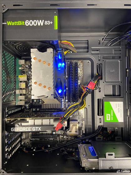 Пк AMD 4 ядра/ GeForce GTX 1650 4Gb/ SSD+HDD