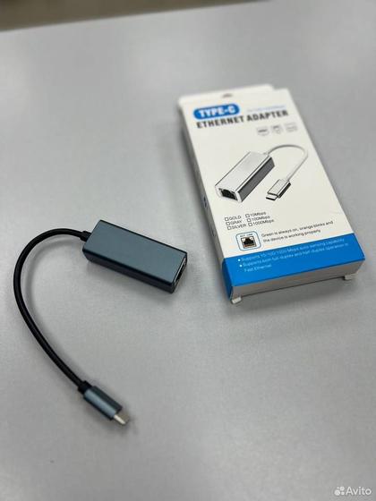 Переходник USB Type-c RJ45
