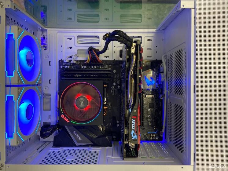 Пк AMD Ryzen 7 8 ядер/ Radeon RX 570/ SSD+HDD