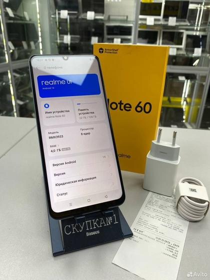 realme Note 60, 4/128 ГБ
