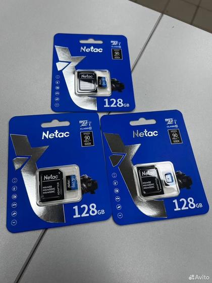 Карта памяти microsdxc 128Gb Netac