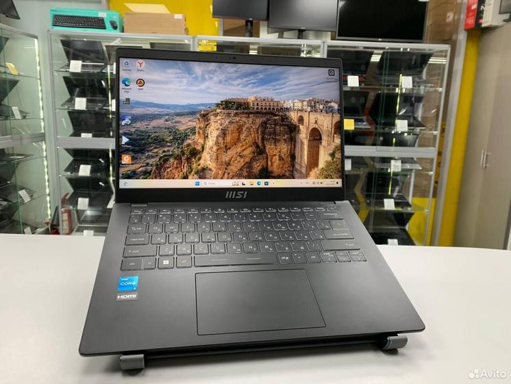 Ноутбук MSI Modern 14 Core i3 6 ядер/ SSD 256Gb