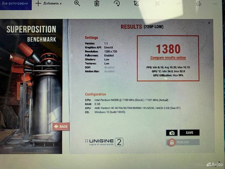 Ноутбук Lenovo Intel 4 ядра/ Radeon 2Gb/ SSD