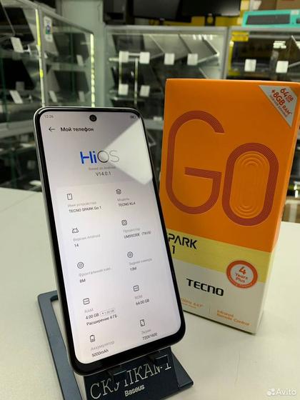 TECNO Spark Go 1, 4/64 ГБ
