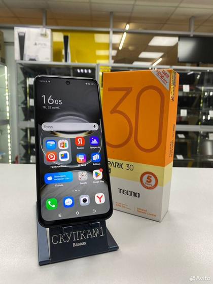 TECNO Spark 30 5G, 6/128 ГБ, 2 SIM