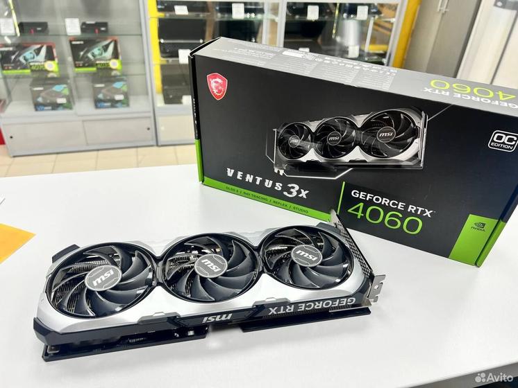 Видеокарта MSI GeForce RTX 4060 ventus 3X OC 8Gb