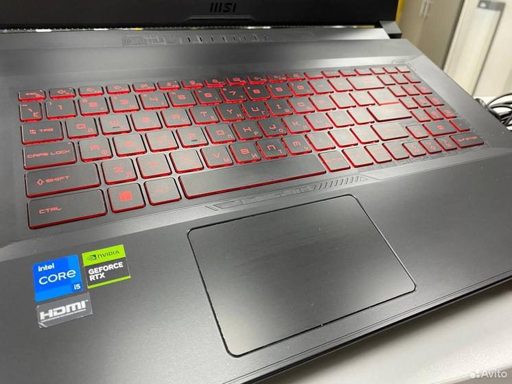 Ноутбук MSI Core i5-11400H/ RTX 2050/ Ram 16Gb