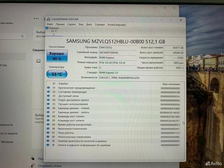 Ноутбук Asus TUF AMD Ryzen 7 8 ядер/ RTX 3050 4Gb
