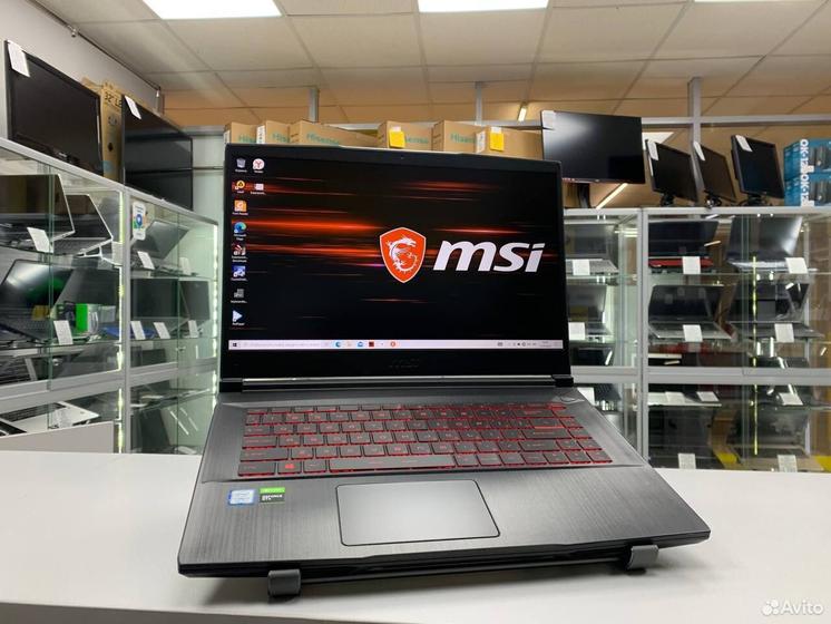 Ноутбук MSI Core i7 6 ядер/ GTX 1650 Ti/ SSD+HDD