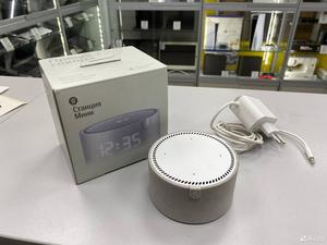Яндекс станция мини yndx-00020 C часами